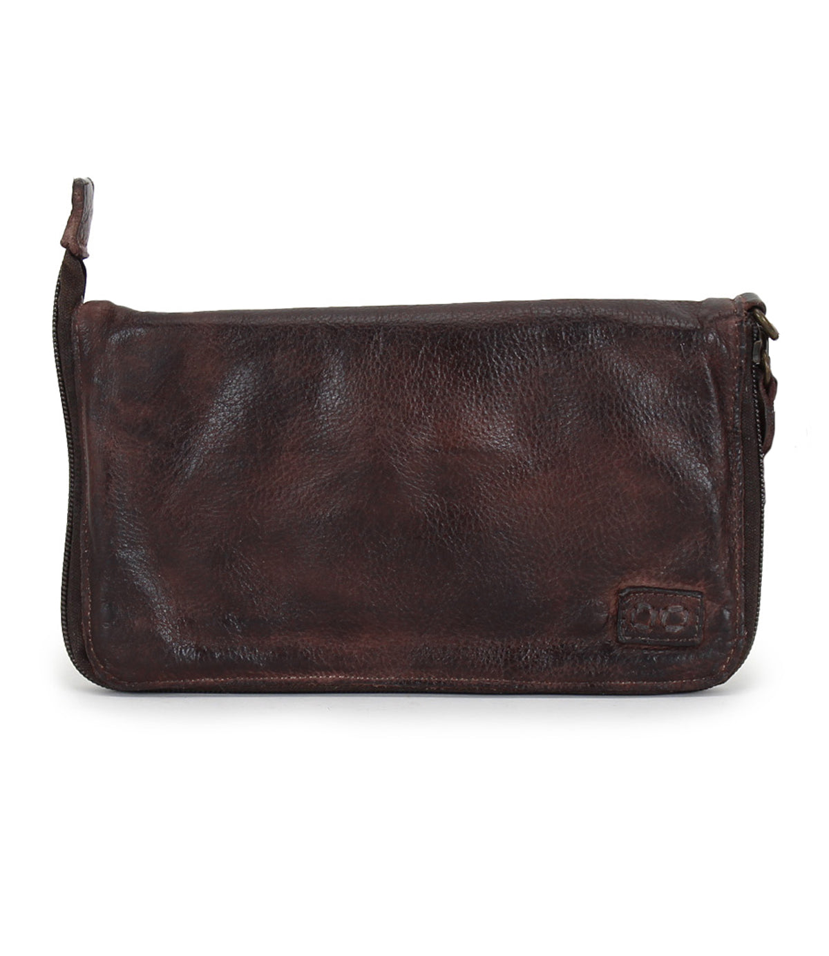 Bed Stu Templeton II teak leather multi-functional pure leather clutch.