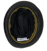 A black and green Turino hat with a Bed Stu label on it.