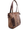 The Amelie women's brown leather tote bag by Bed Stu.