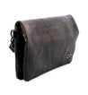 Cadence taupe leather clutch bag by Bed Stu.