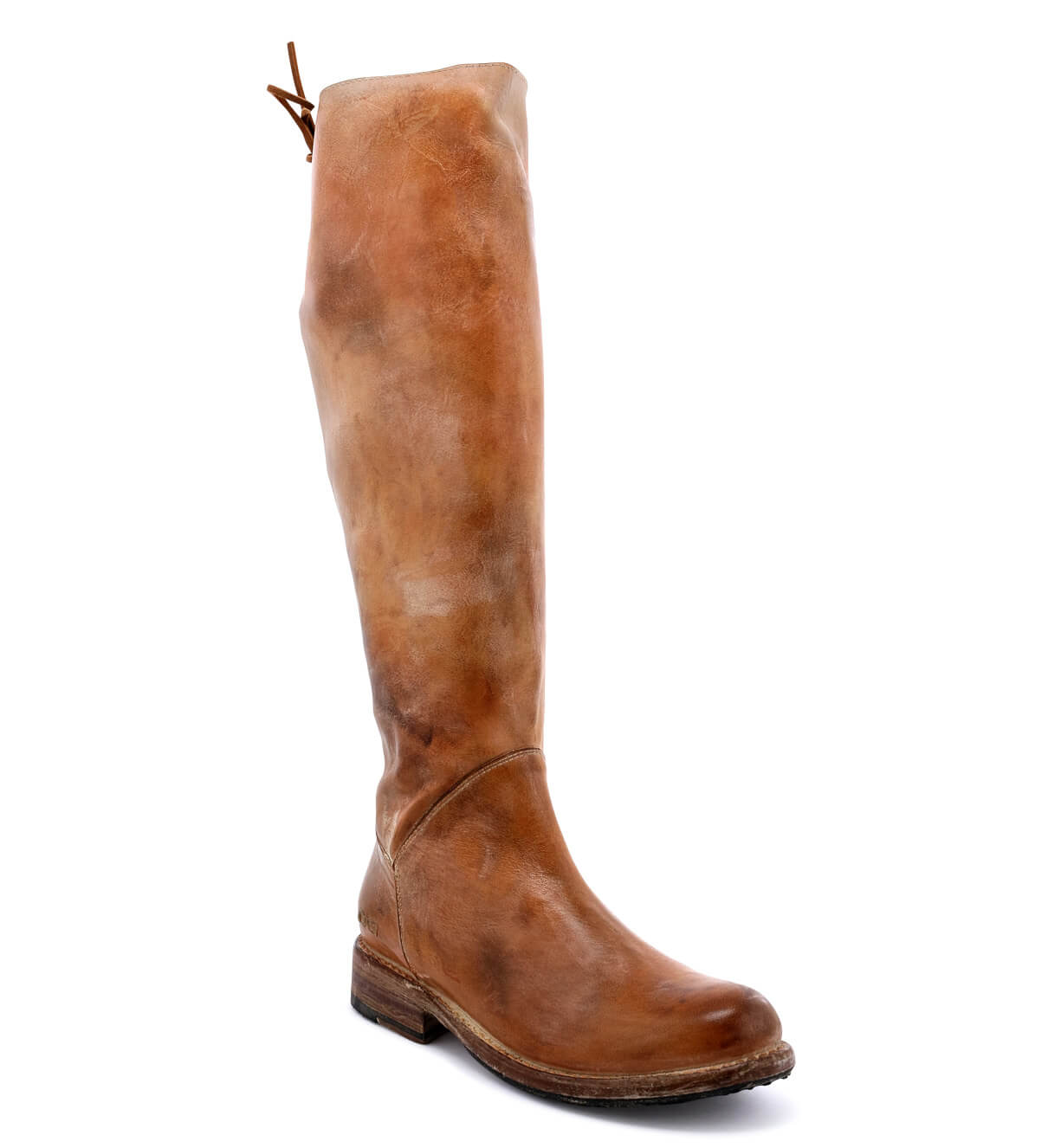 A women's Manchester leather boot by Bed Stu on a white background.