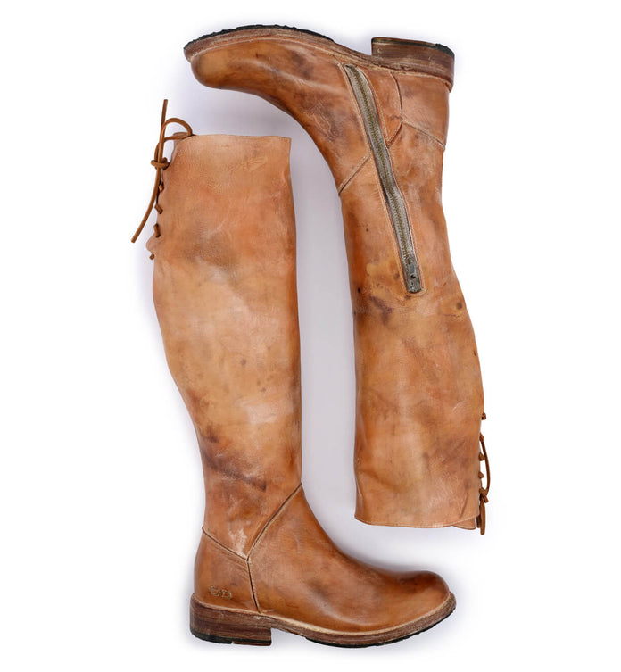 A pair of Manchester boots by Bed Stu on a white background.
