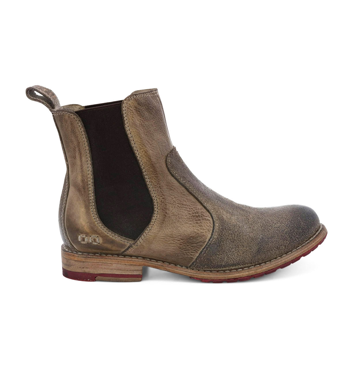 A Nandi taupe pure leather chelsea boot by Bed Stu.