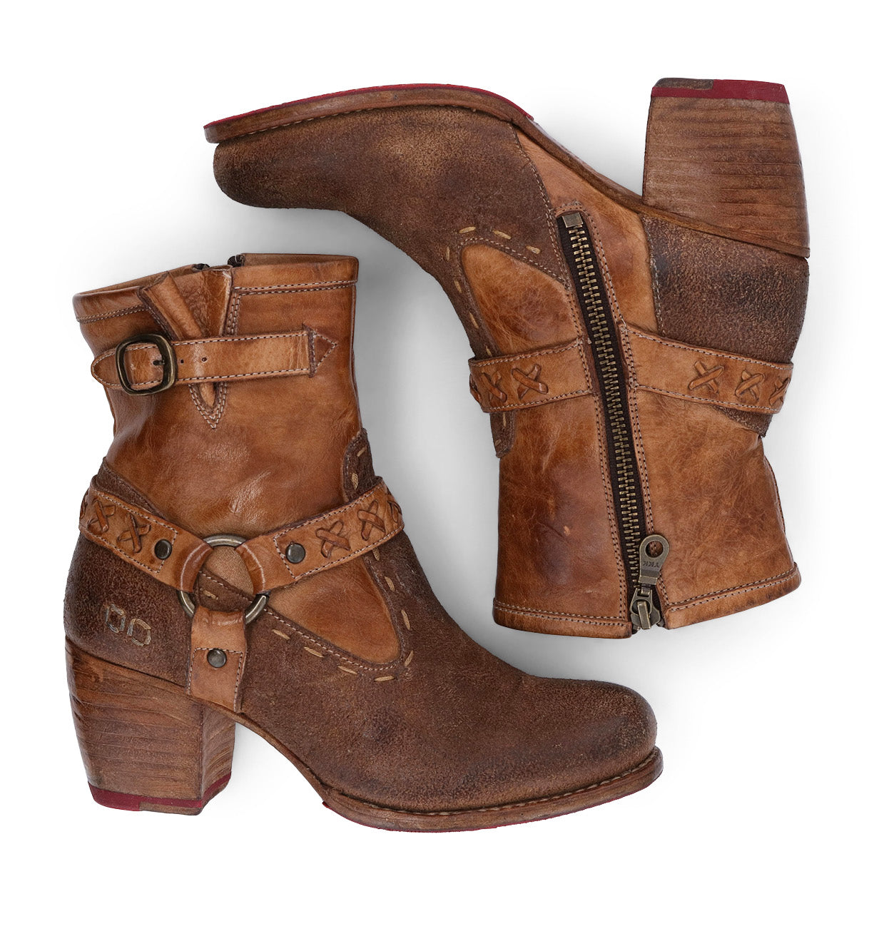 A pair of Octane II boots with buckles and straps by Bed Stu.