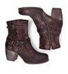 A pair of Octane II brown leather boots with Bed Stu buckles and buckles.