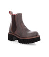 A Valda Hi by Bed Stu chelsea boot with a black sole.