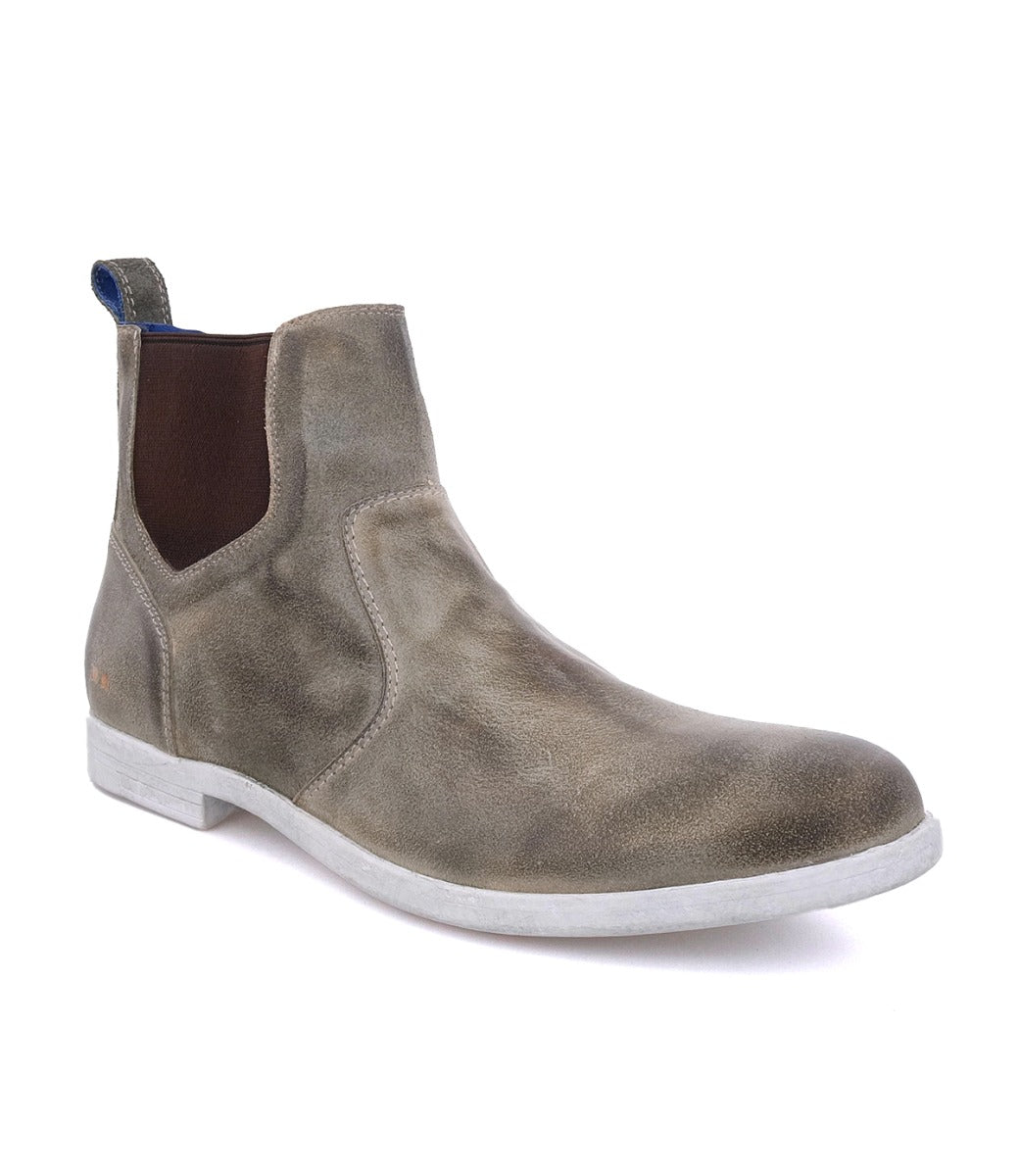 Bed Stu Vasari men's grey leather chelsea boots.
