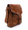 A tan Venice Beach pure leather bag with an adjustable strap by Bed Stu.