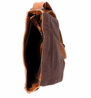 The inside of a Bed Stu Venice Beach tan bag.