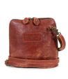 A brown leather Ventura cross body bag with a strap, by Bed Stu.