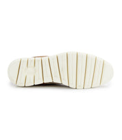 The bottom view of the Bed Stu Wardell shoe highlights its lightweight outsole featuring a white rubber sole with a textured tread pattern.