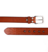 A Westham leather belt by Bed Stu on a white background.