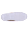 A pair of Bed Stu Wizard shoes with white soles on a white background.