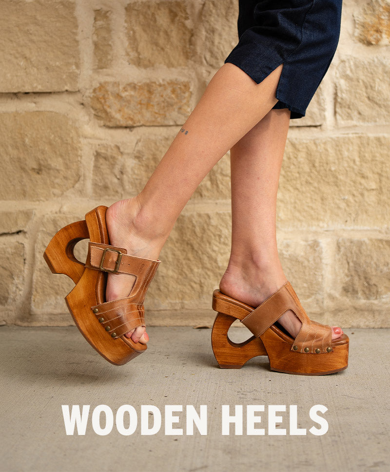 Wooden Heels | Full-Grain Leather Shoes – BED|STÜ