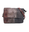 A black and brown leather Ziggy cross body bag by Bed Stu.
