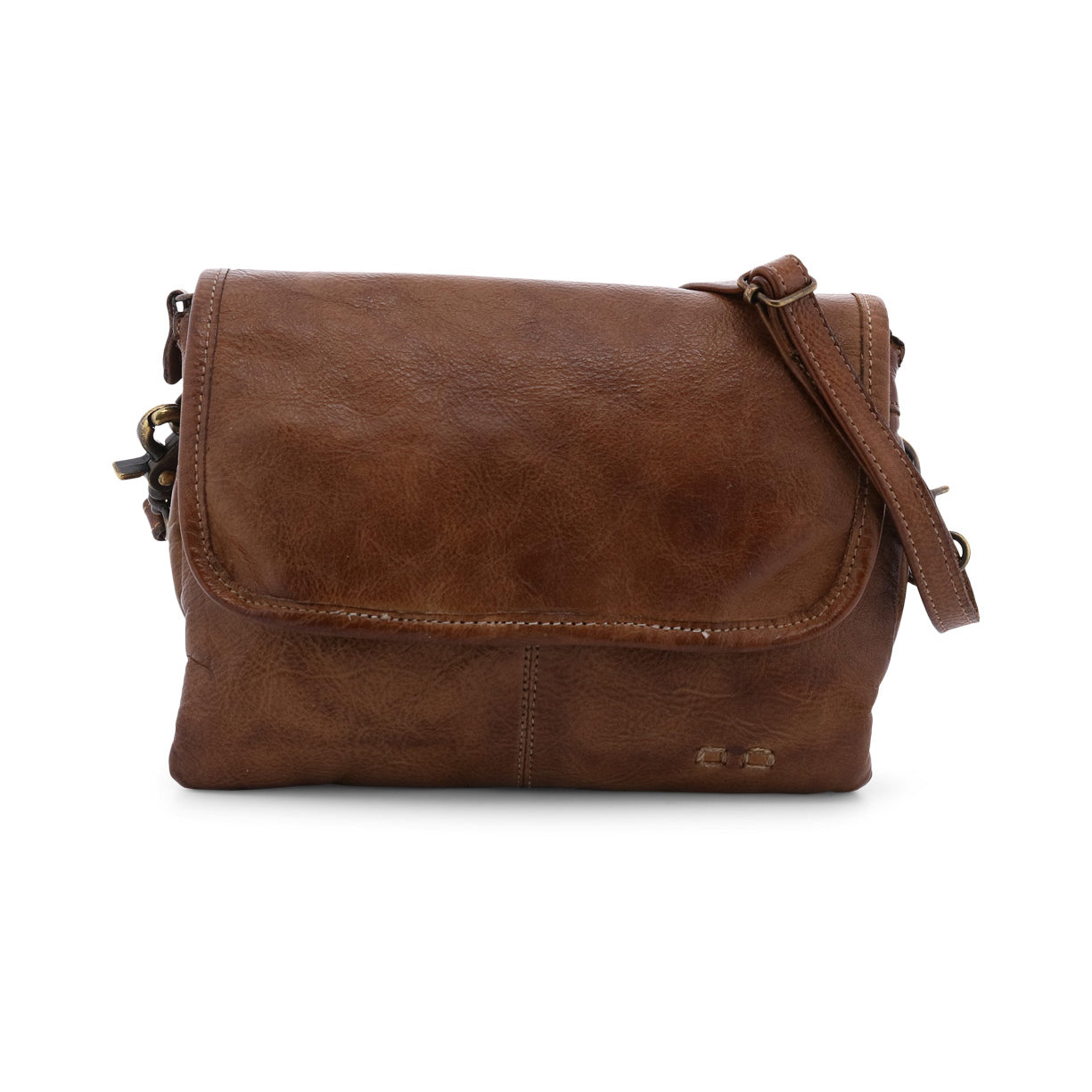 A Ziggy by Bed Stu brown leather cross body bag.