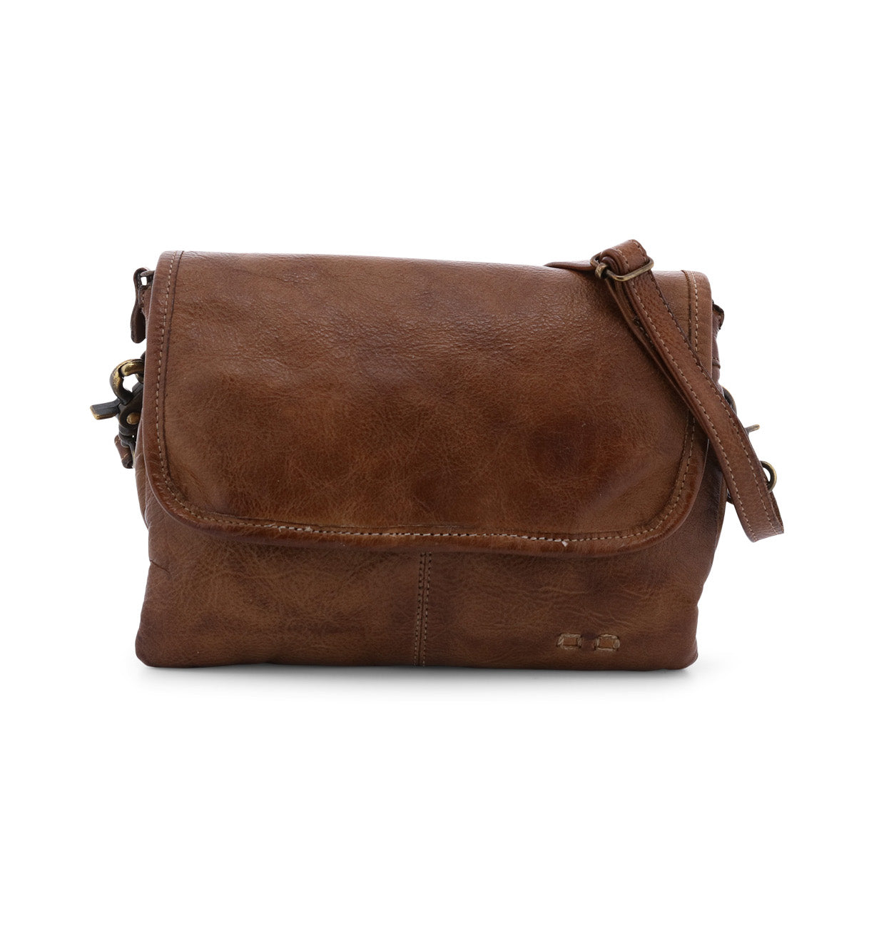 A Ziggy by Bed Stu brown leather cross body bag.