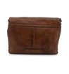 A brown leather Bed Stu Ziggy cross body bag.